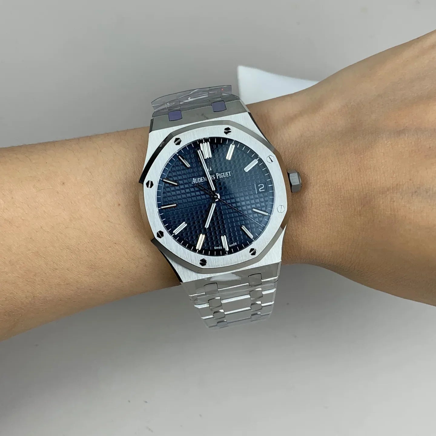 VS Factory Audemars Piguet Royal Oak 41mm Blue Dial (15500ST) 1:1 Super Clone – DD4302 Movement