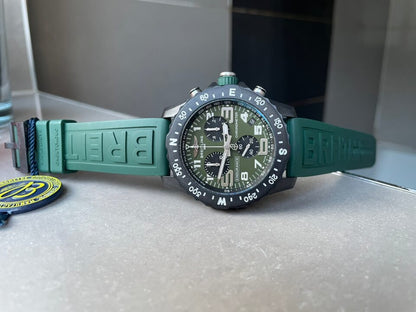 OGF Factory 1:1 Breitling Endurance pro 44mm Army green dial green Rubber Strap quartz movement