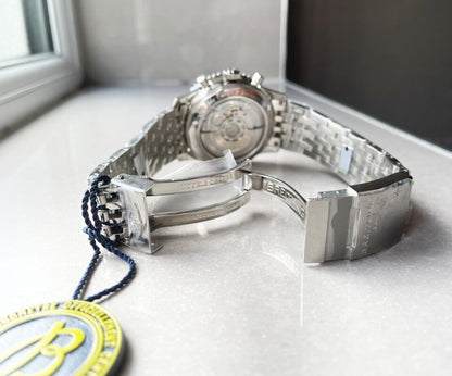GF Factory 1:1 Breitling Navitimer 01 SS Best Edition White Dial A7750