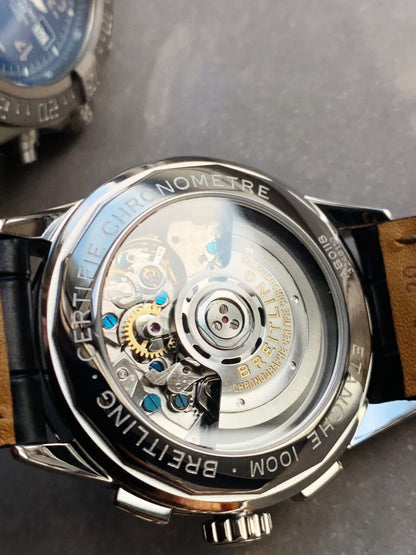 GF Factory 1:1 Breitling Premier B01 Chrono SS 42mm Best Edition White/Black Dial A7750