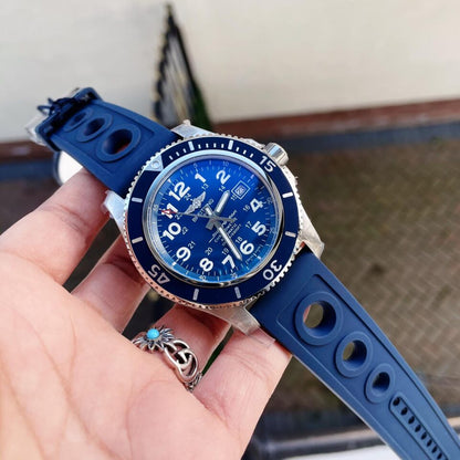 GF Factory 1:1 Breitling SuperOcean II 44mm Best Edition Blue Dial A2824