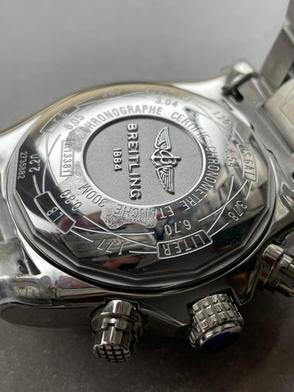 GF Factory 1:1 Breitling Avenger II Chronograph 43mm SS Best Edition Gray/White Dial  A7750