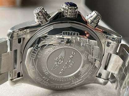 GF Factory 1:1 Breitling Avenger II Chronograph 43mm SS Best Edition Gray/White Dial  A7750