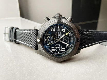 GF Factory 1:1 Breitling Avenger Bandit DLC Best Edition Black Dial A7750