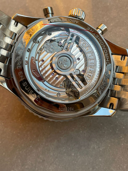 BLS Factory 1:1 Breitling Navitimer 01 Best Edition SS Edition Green Dial A7750