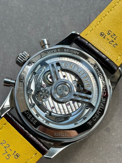BLS Factory 1:1 Breitling Navitimer 01 Best Edition SS Edition Green Dial A7750