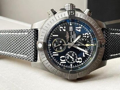 GF Factory 1:1 Breitling Avenger Bandit DLC Best Edition Black Dial A7750