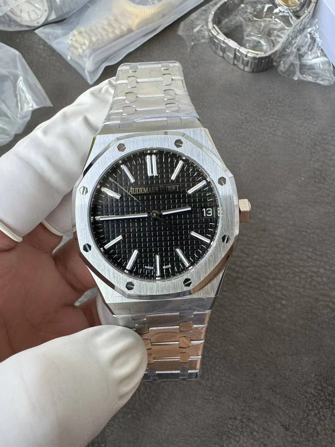 S Factory Audemars Piguet Royal Oak 41mm Black Dial (15510ST) 1:1 Super Clone – DD4302 Movement