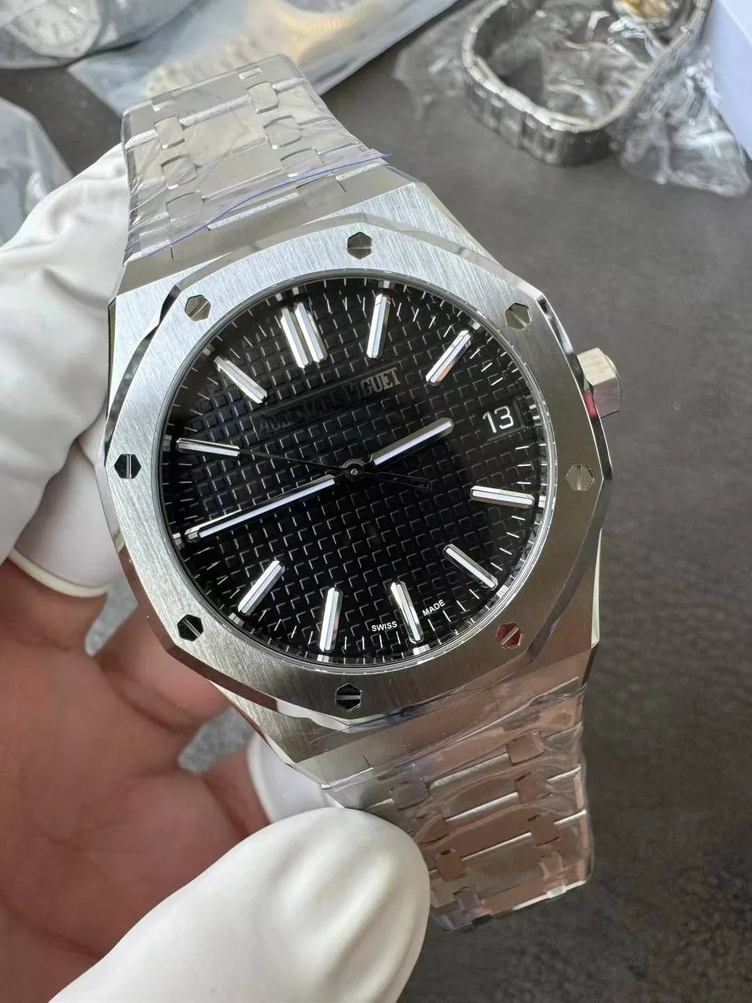 S Factory Audemars Piguet Royal Oak 41mm Black Dial (15510ST) 1:1 Super Clone – DD4302 Movement