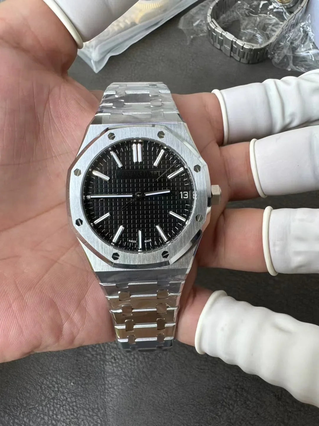 S Factory Audemars Piguet Royal Oak 41mm Black Dial (15510ST) 1:1 Super Clone – DD4302 Movement